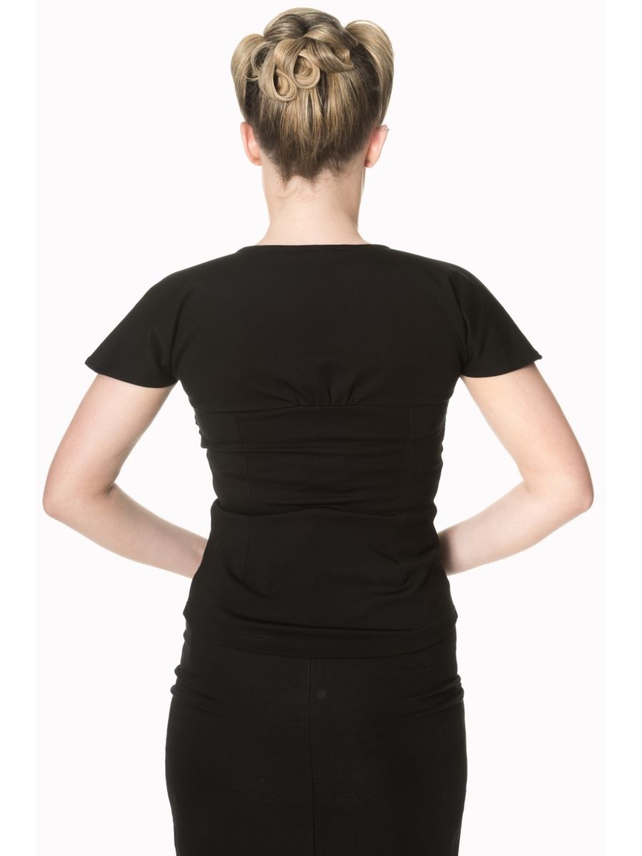 SHE WHO DARES TOP Black