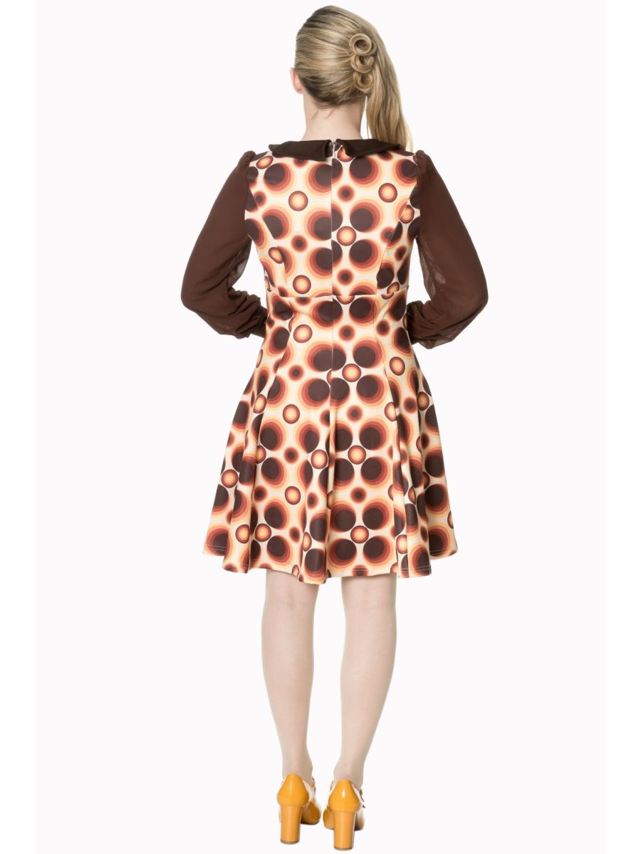 RETRO ADVENTURE LONG SLEEVE DRESS