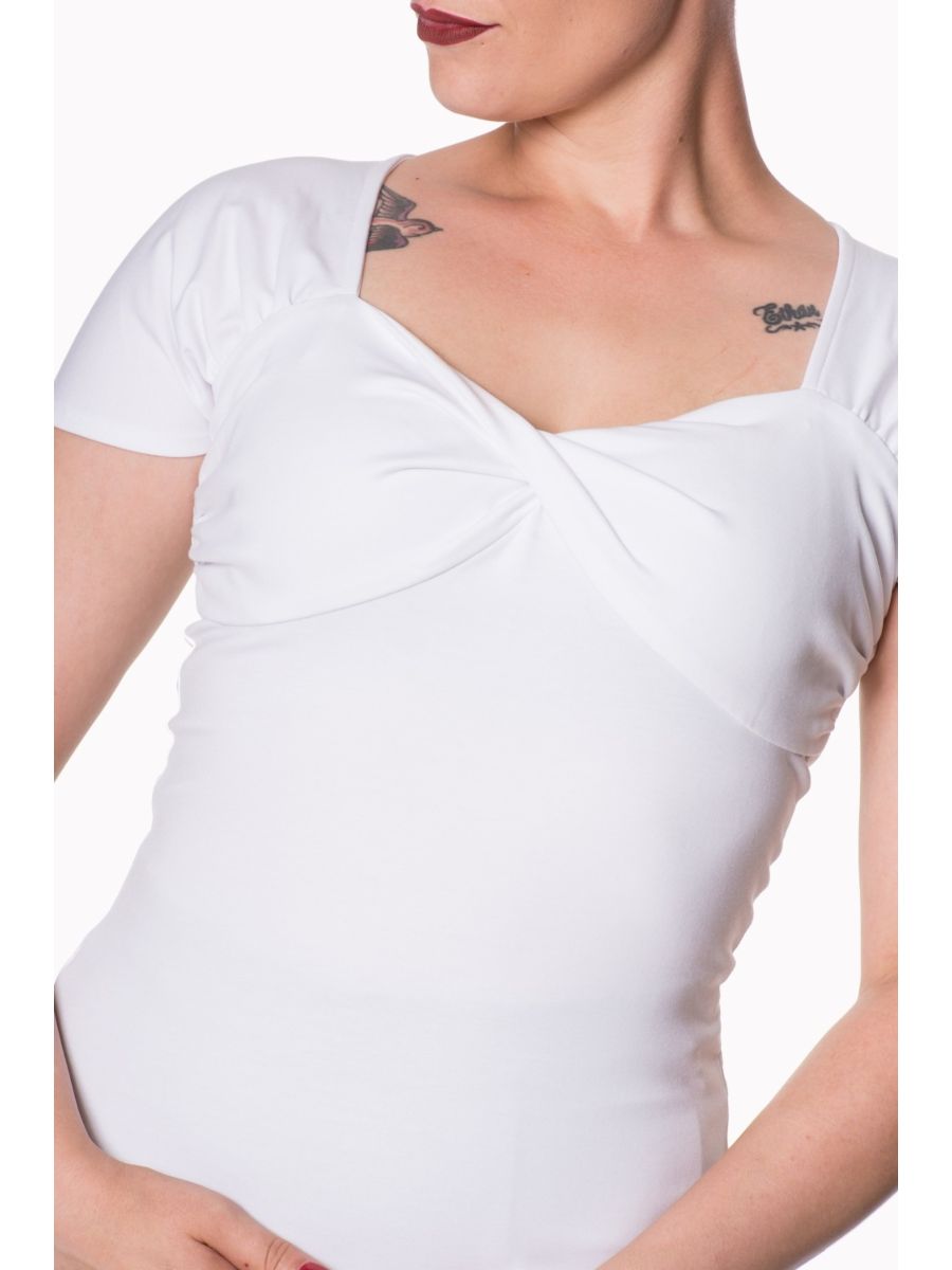 SHE WHO DARES TOP OffWhite