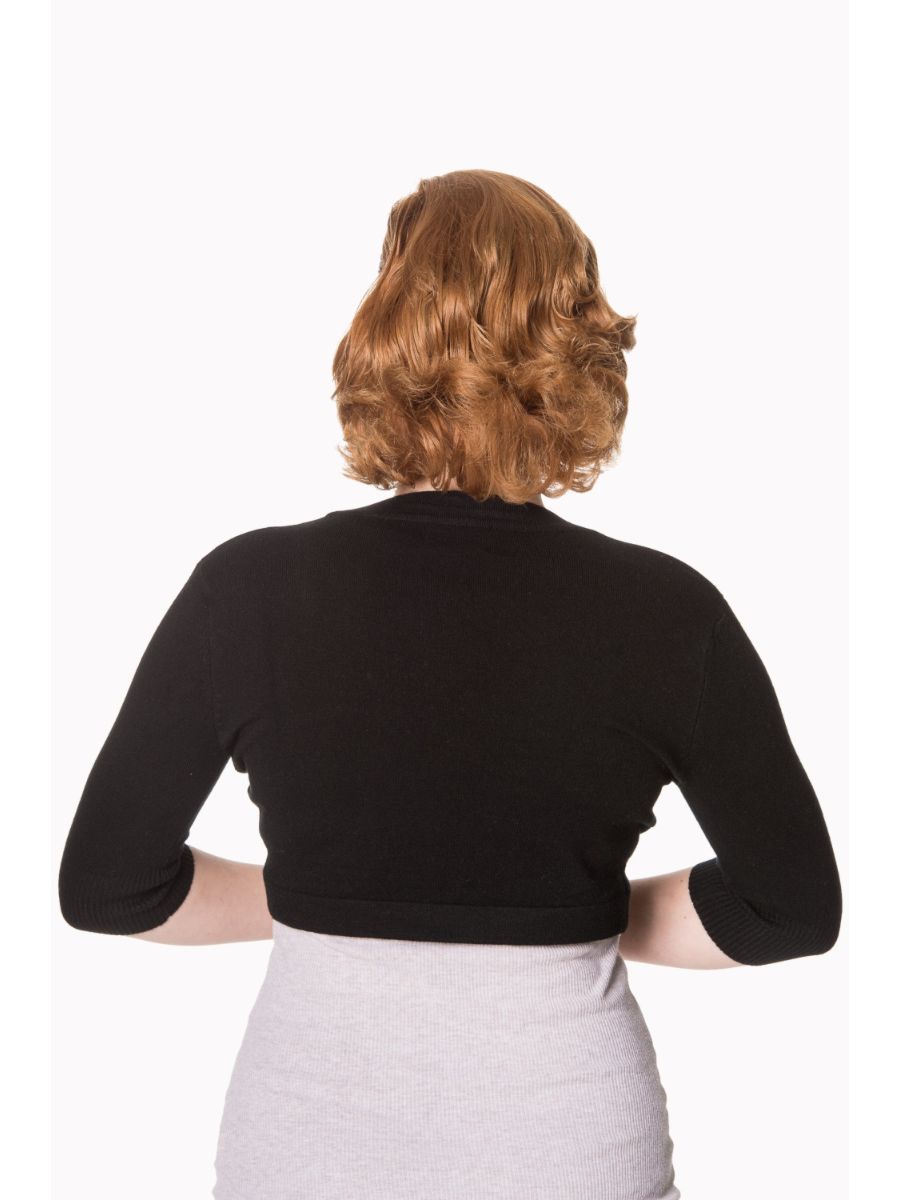 Banned Retro 1950's Hudson Anna Bolero Black