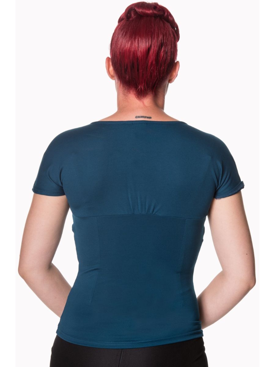 SHE WHO DARES TOP Teal