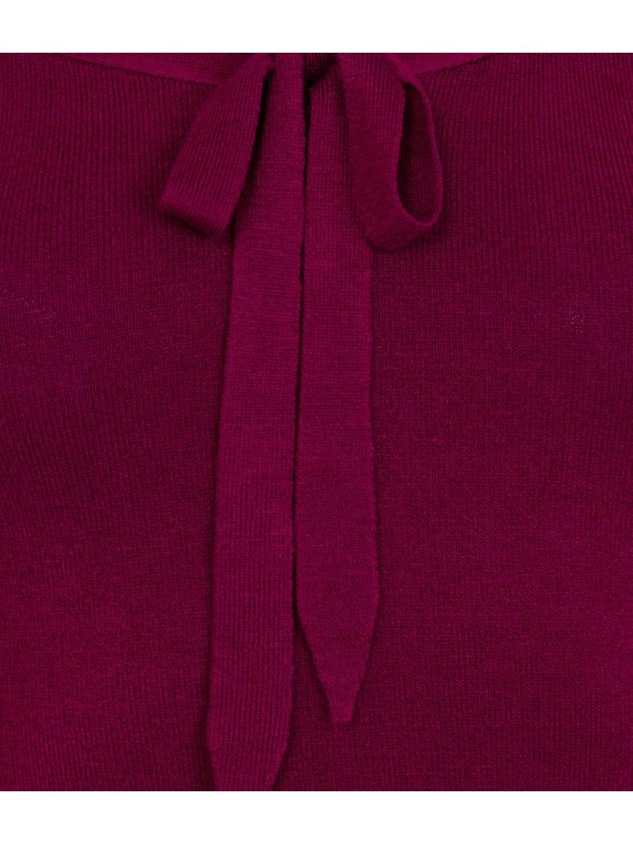 Banned Retro Pretty Illusion Vintage Knit Top Bordeaux