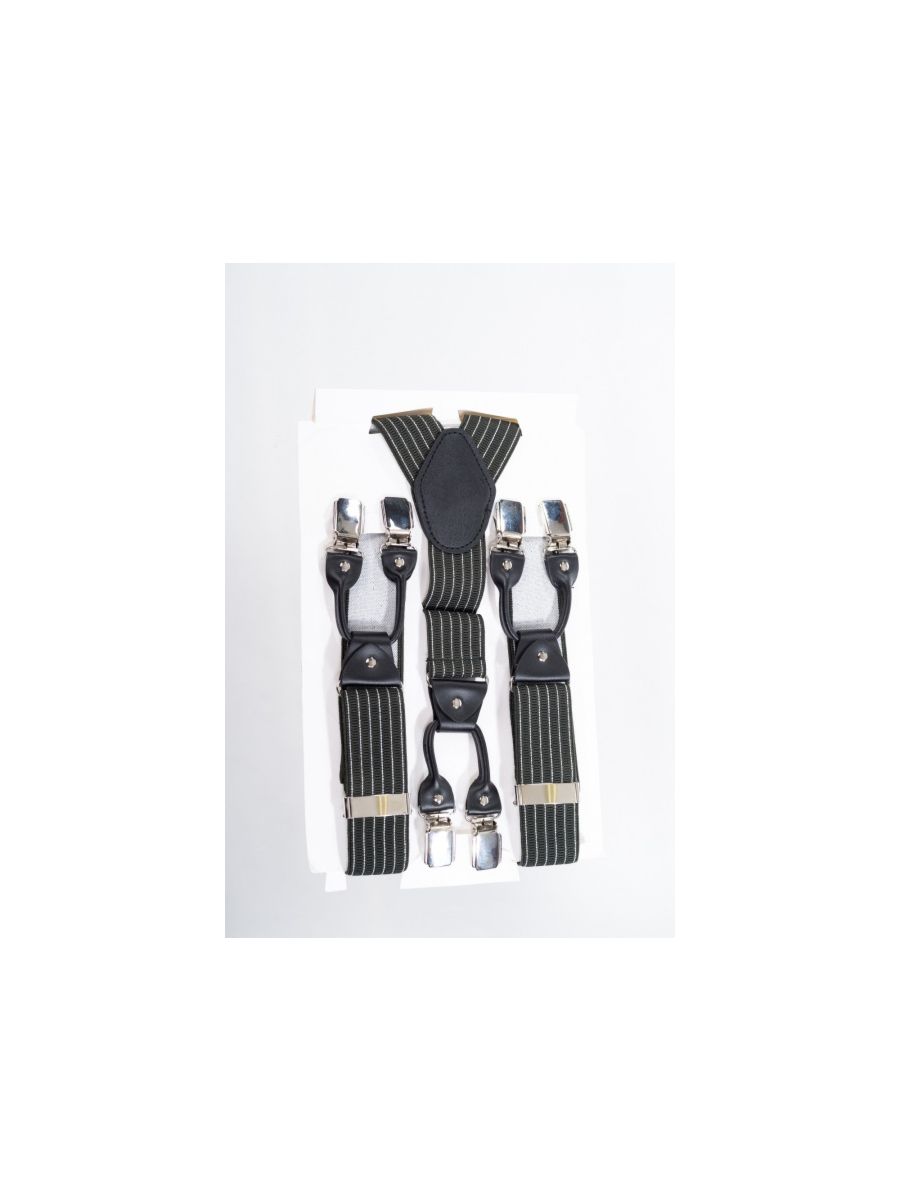 GREEN ROCKABILLY BRACES