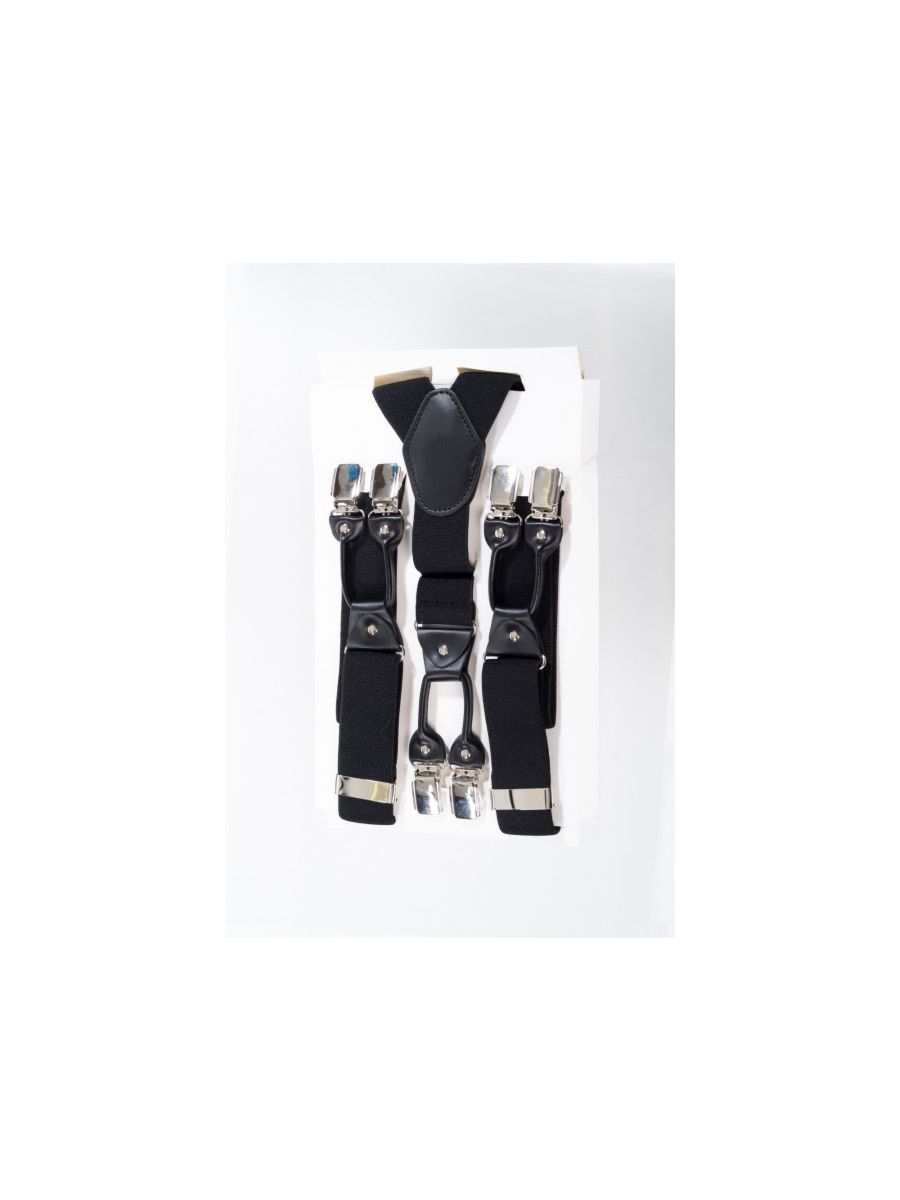 BLACK ROCKABILLY BRACES