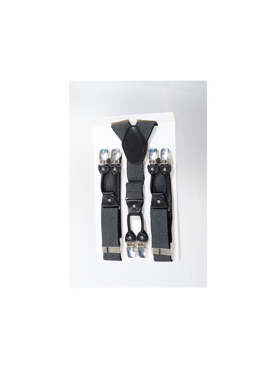 BLACK ROCKABILLY BRACES