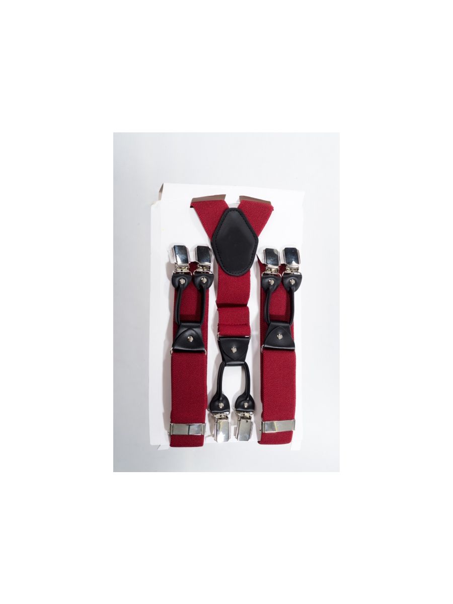 RED ROCKABILLY BRACES