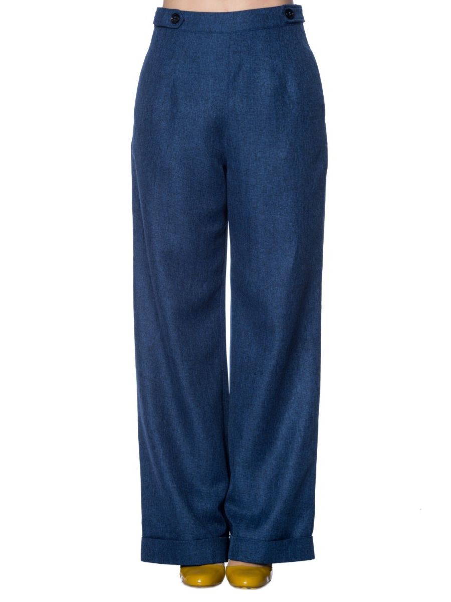 SECRETARY WIDE LEG TROUSER
