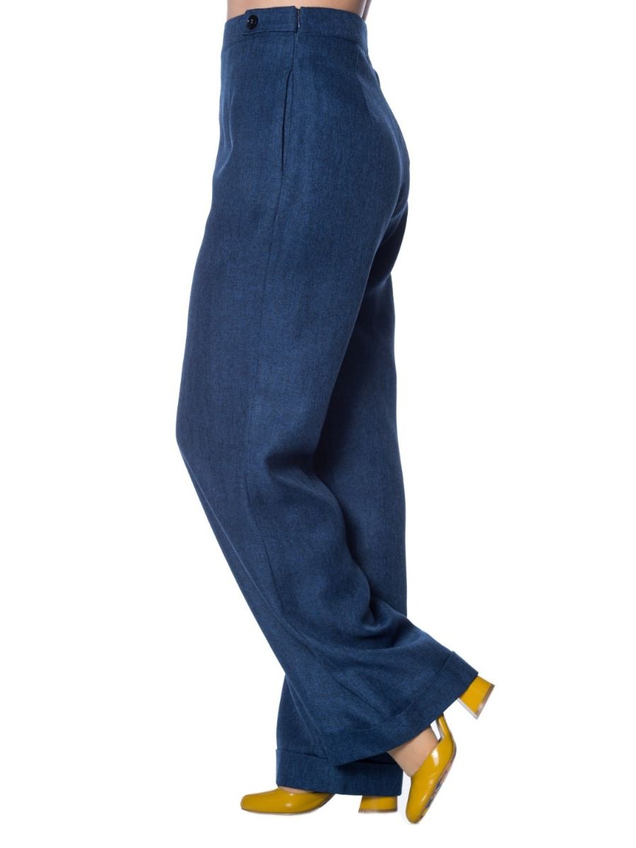 SECRETARY WIDE LEG TROUSER