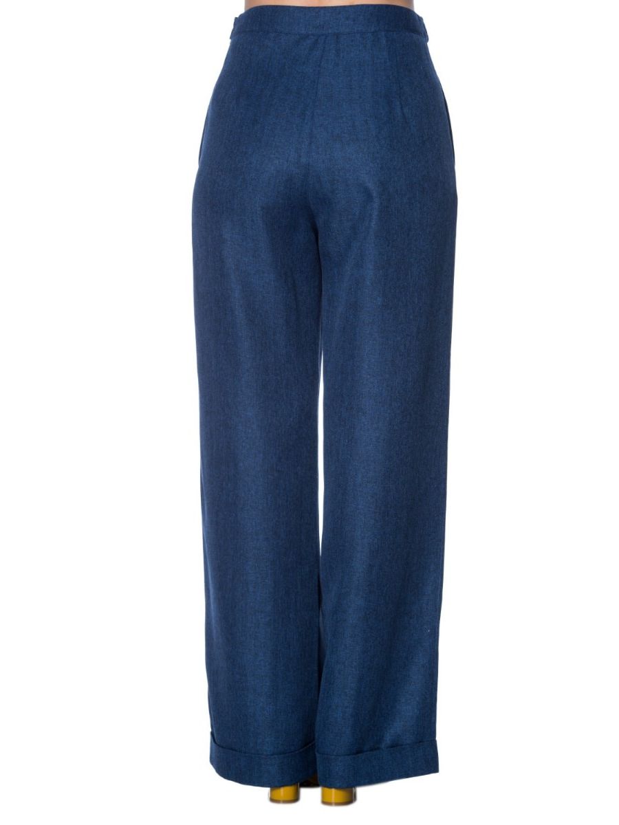 SECRETARY WIDE LEG TROUSER