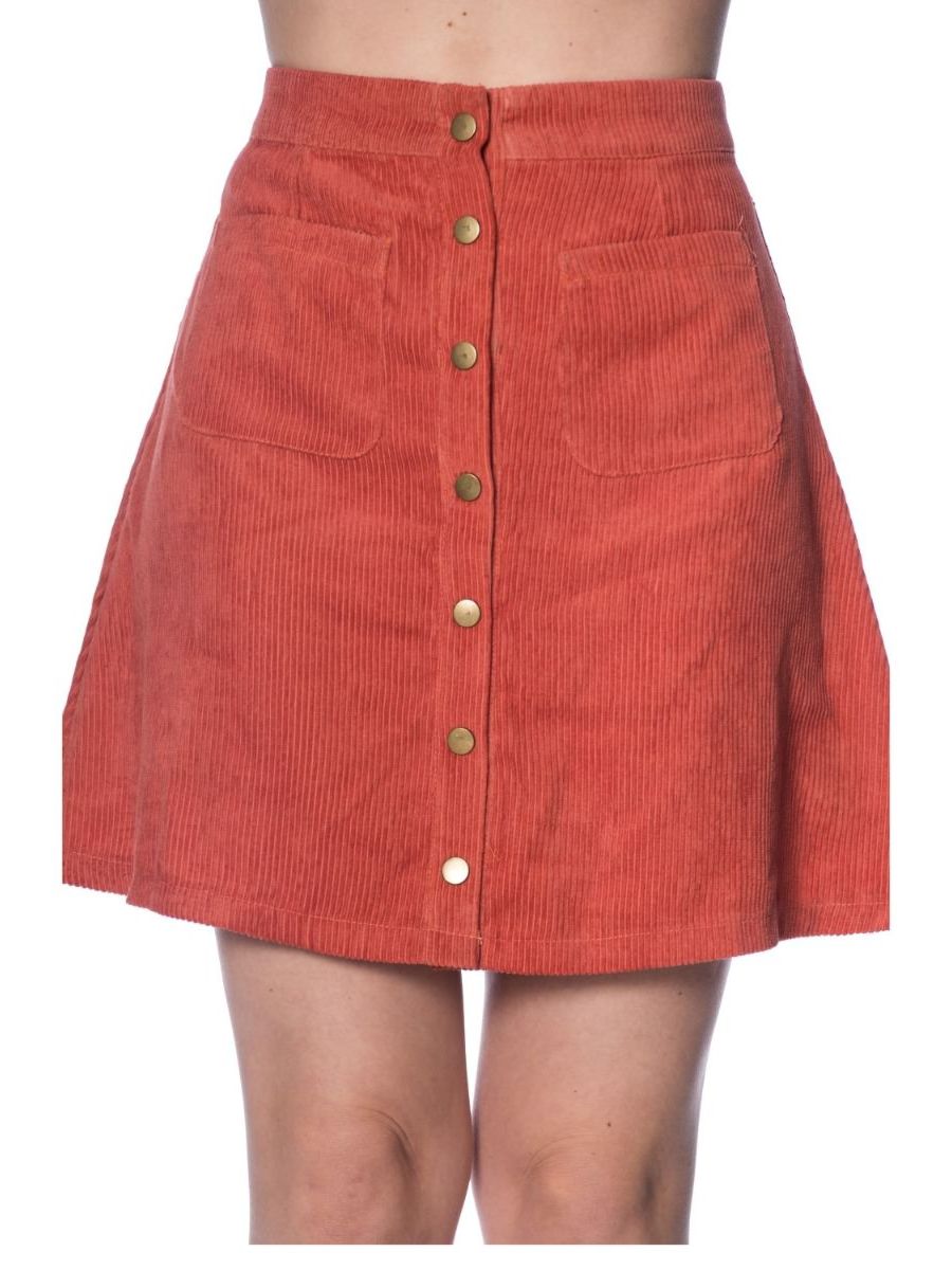 ERICA CORD SKIRT
