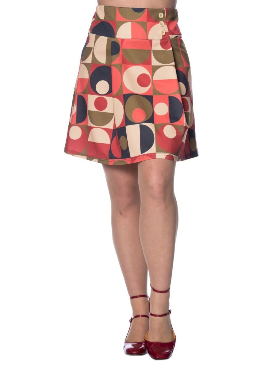GEO CIRCLES SKIRT