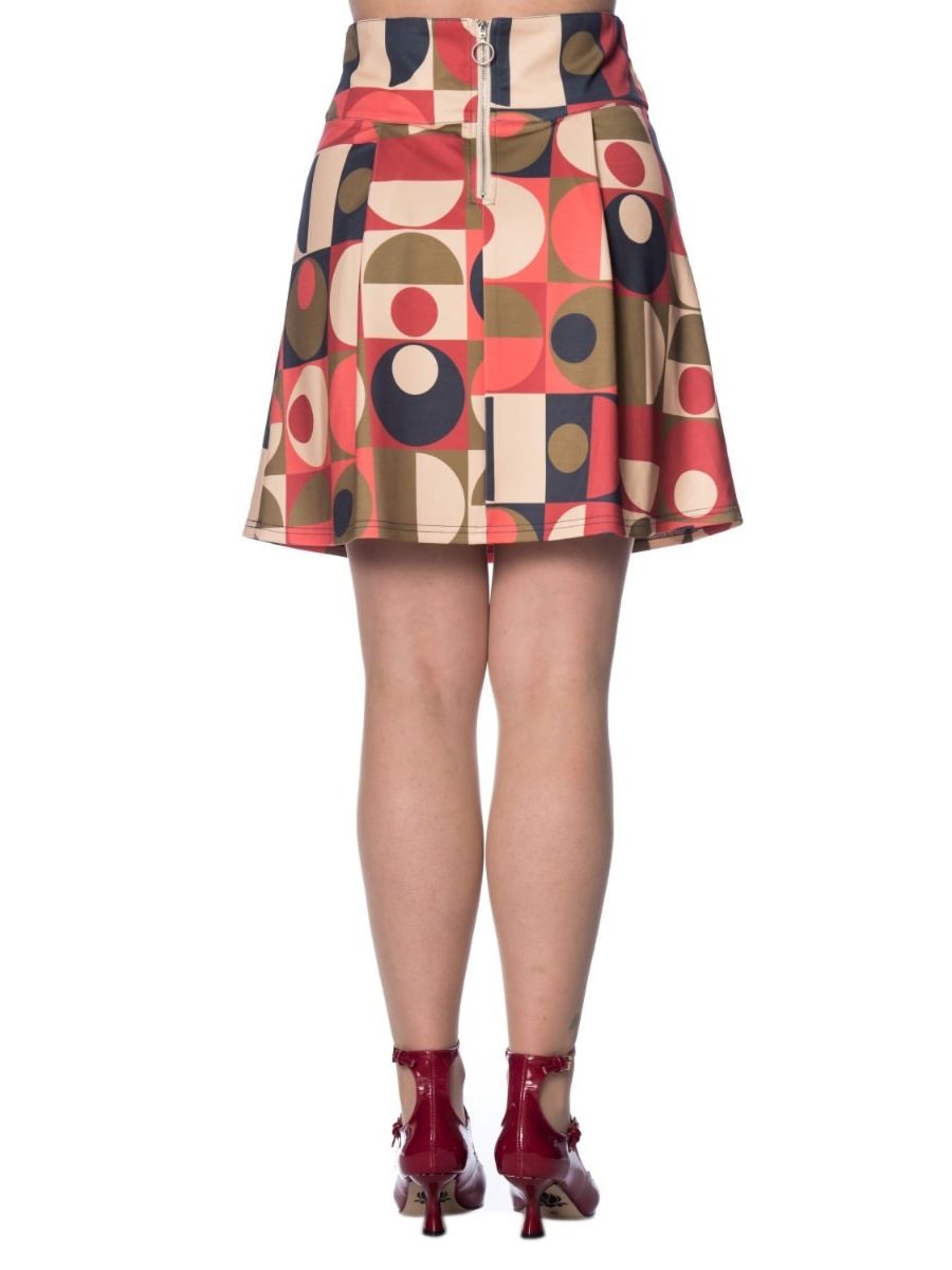 GEO CIRCLES SKIRT