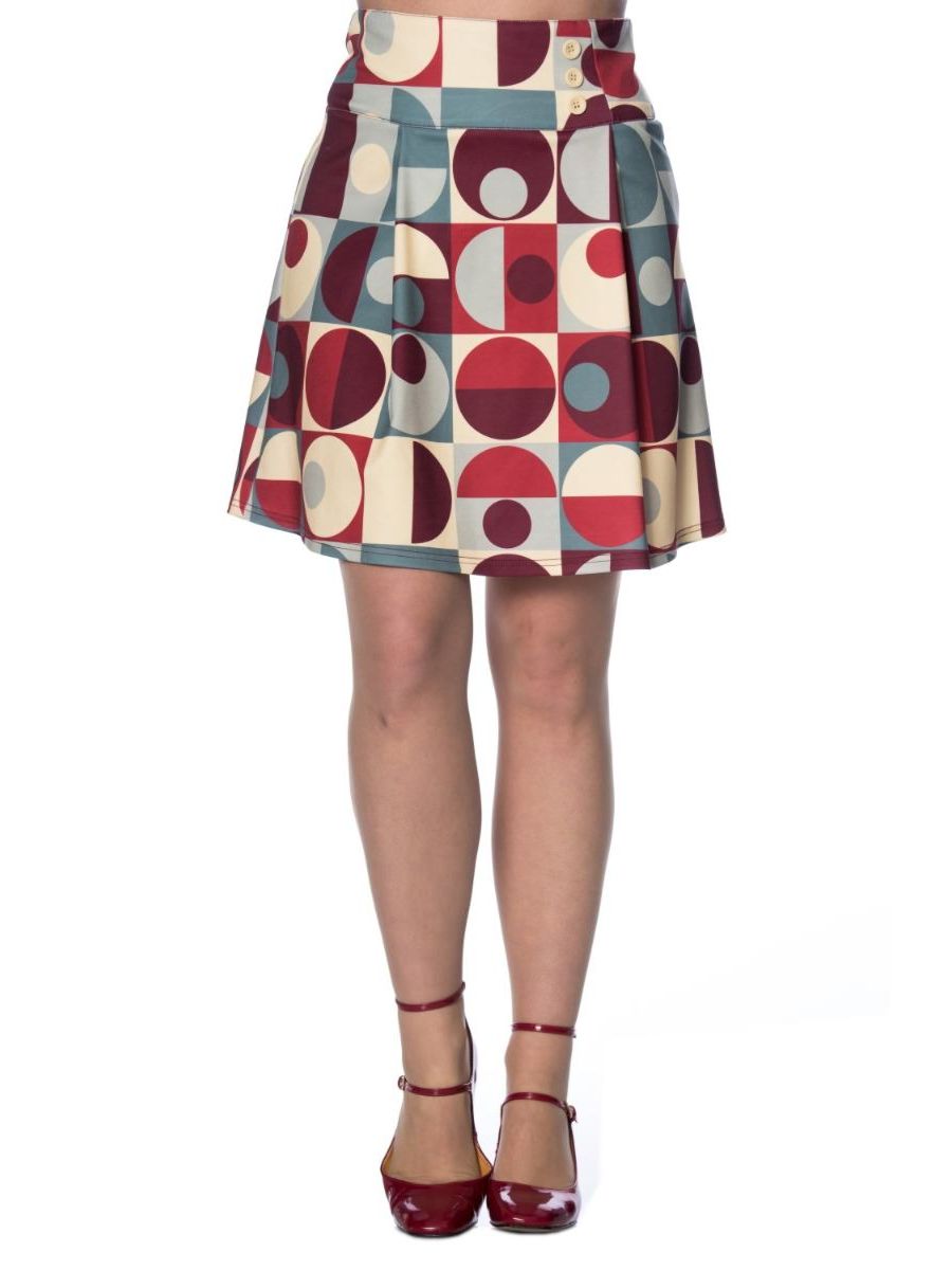 GEO CIRCLES SKIRT