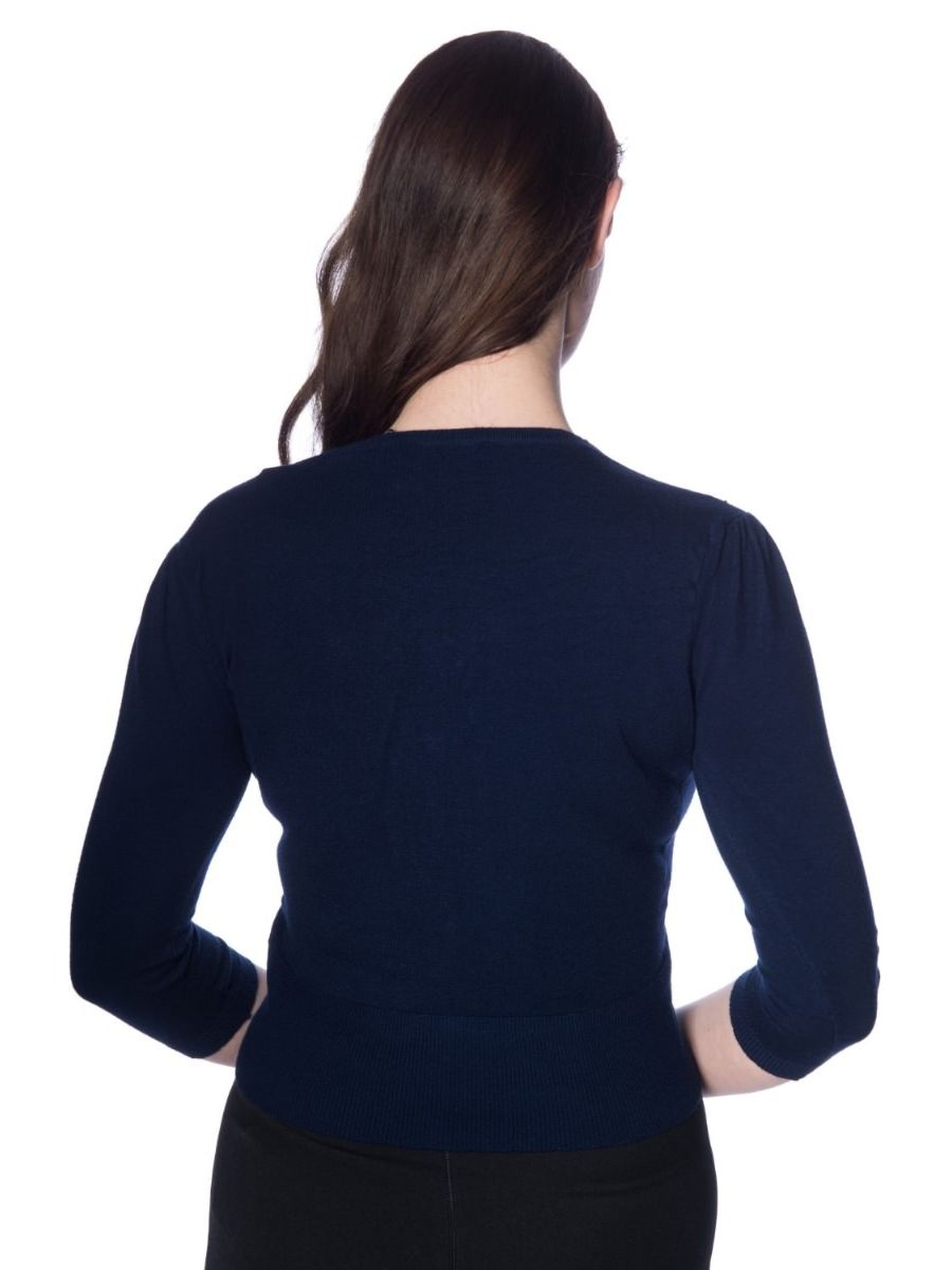 CAT SCALLOP COLLAR CARDI 