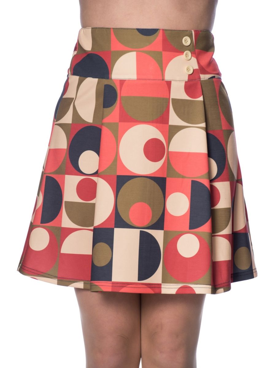 GEO CIRCLES SKIRT