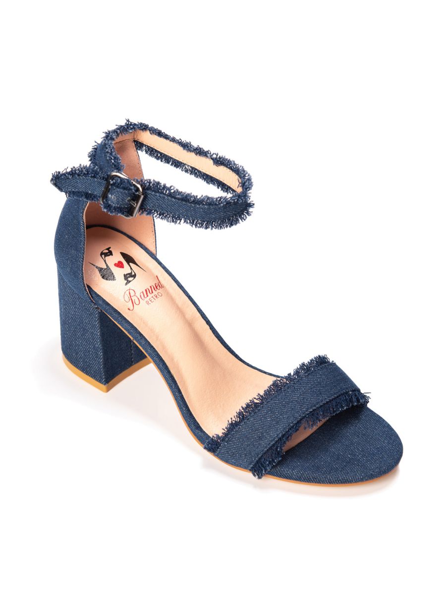 ROSA LEE BLOCK HEEL SANDALS