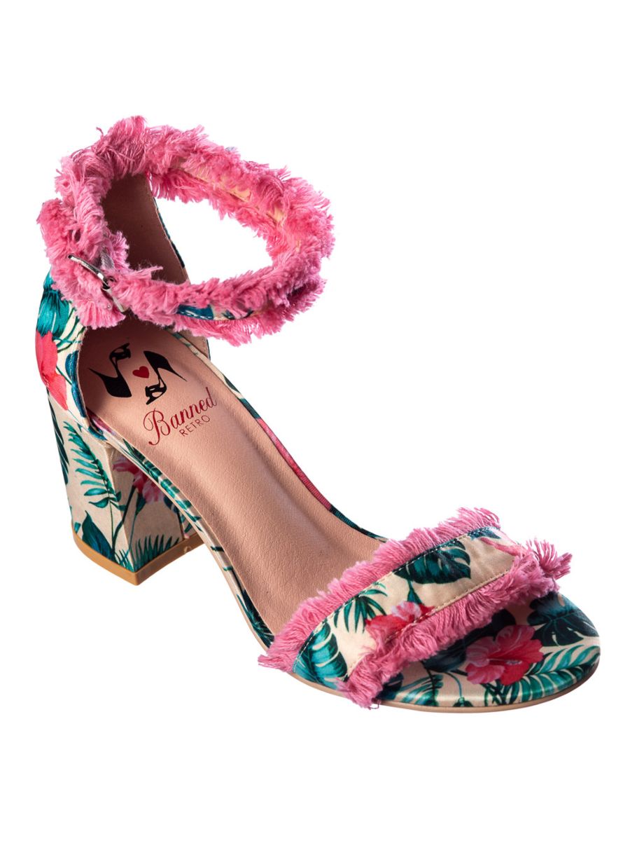 ROSA LEE BLOCK HEEL SANDALS