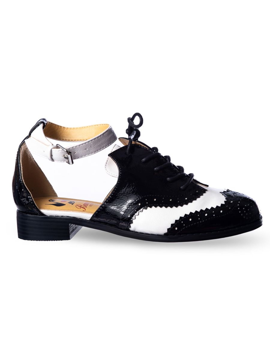 GHOSTLY HEART CUT OUT BROGUES 