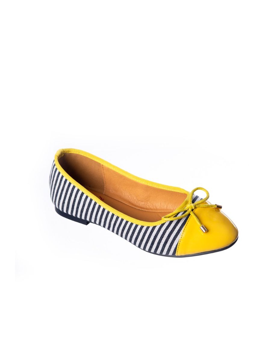 DEVON STRIPE BALLERINA FLATS