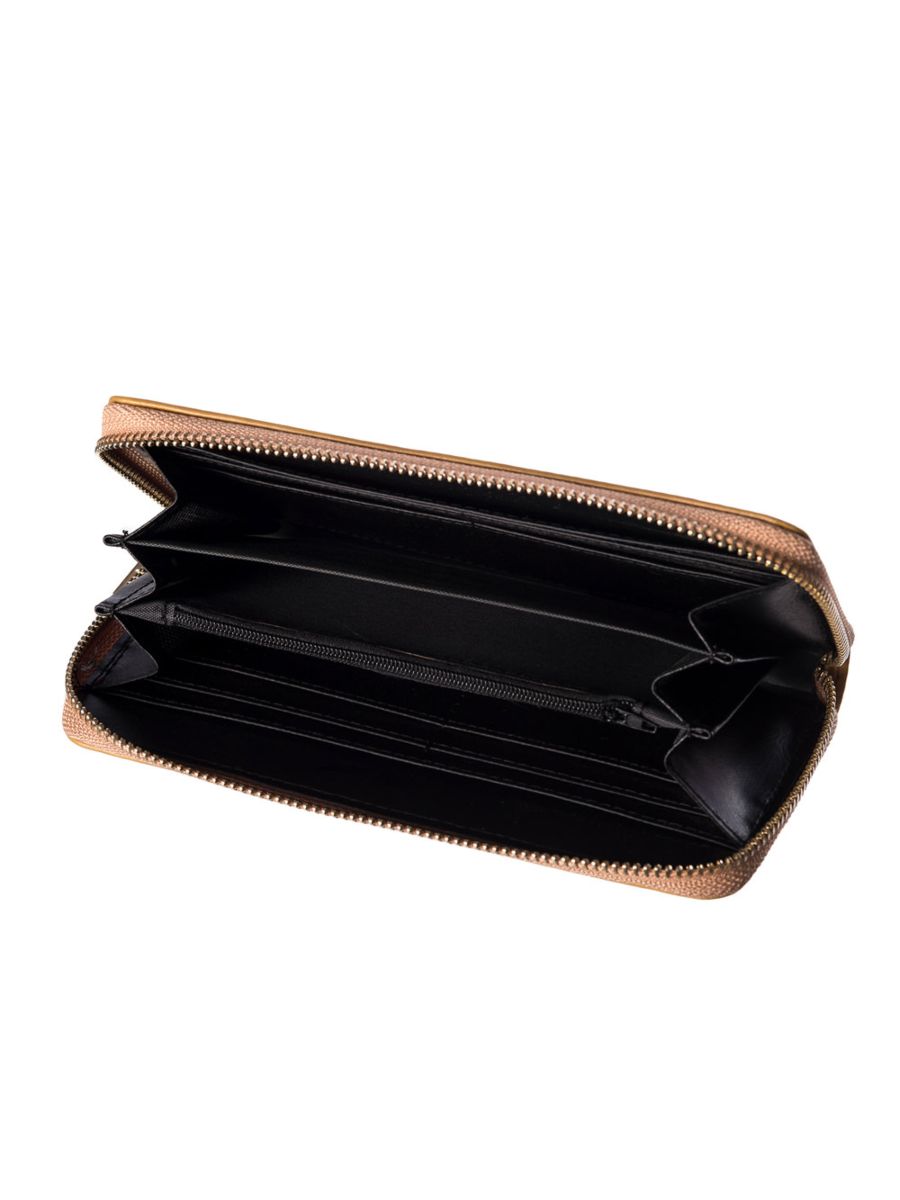 BROWN FLAMINGO PURSE 