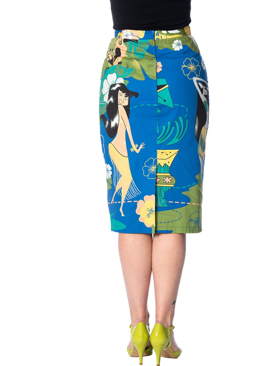 TIKI PENCIL SKIRT