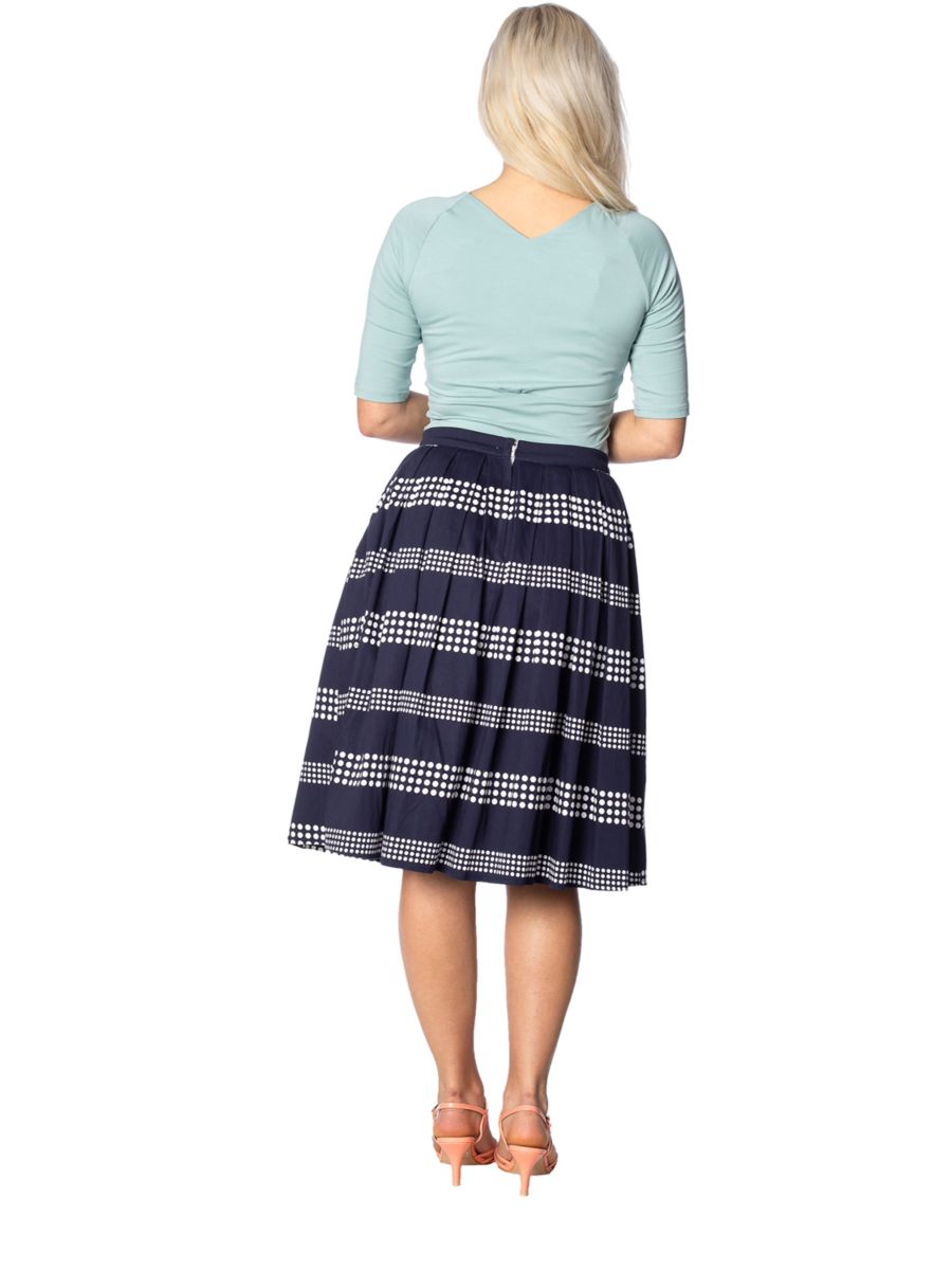 SAIL AWAY PLEATS PLEASE SKIRT