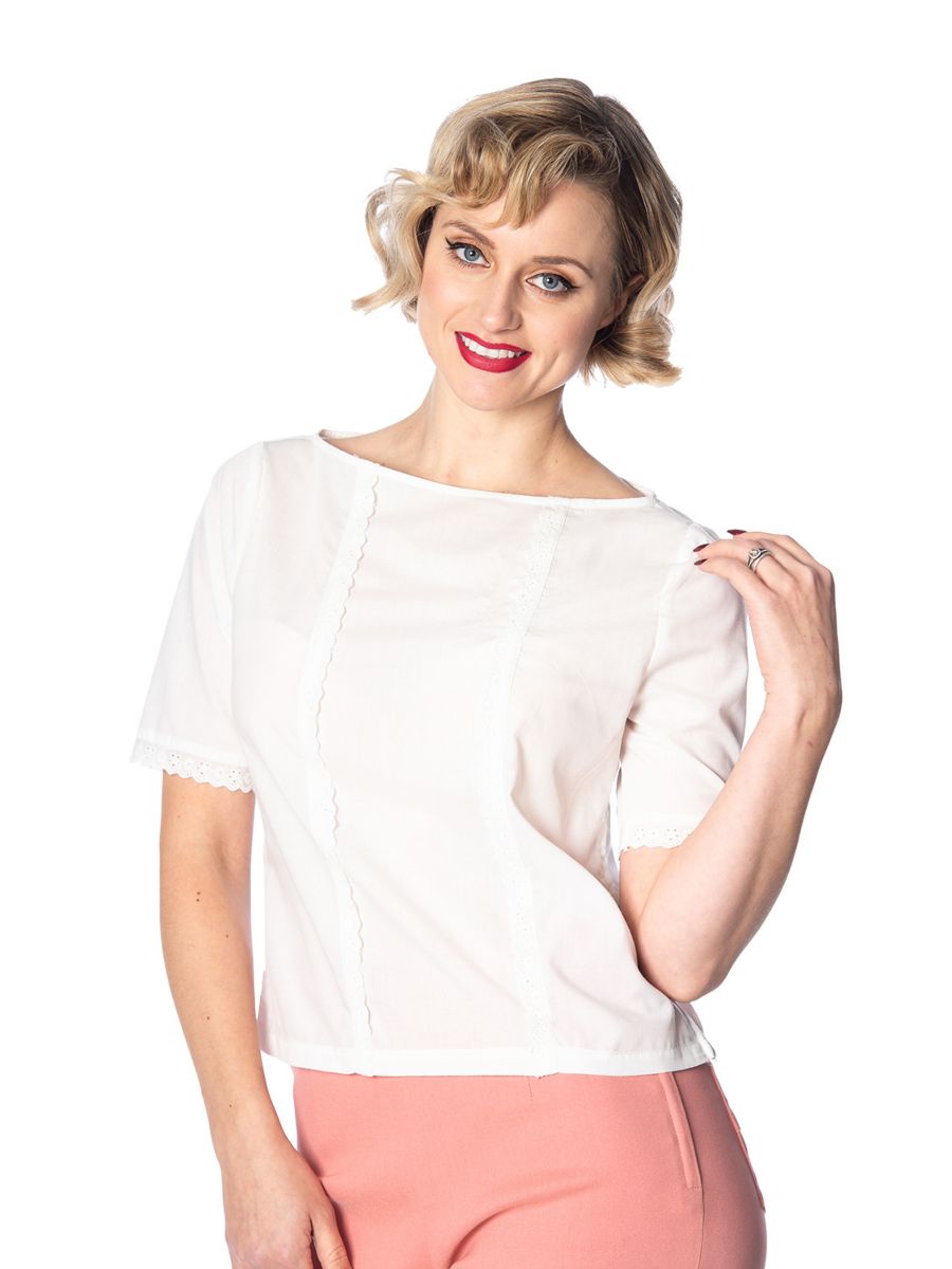CUTE FOR DAYS FRILL DETAIL TOP