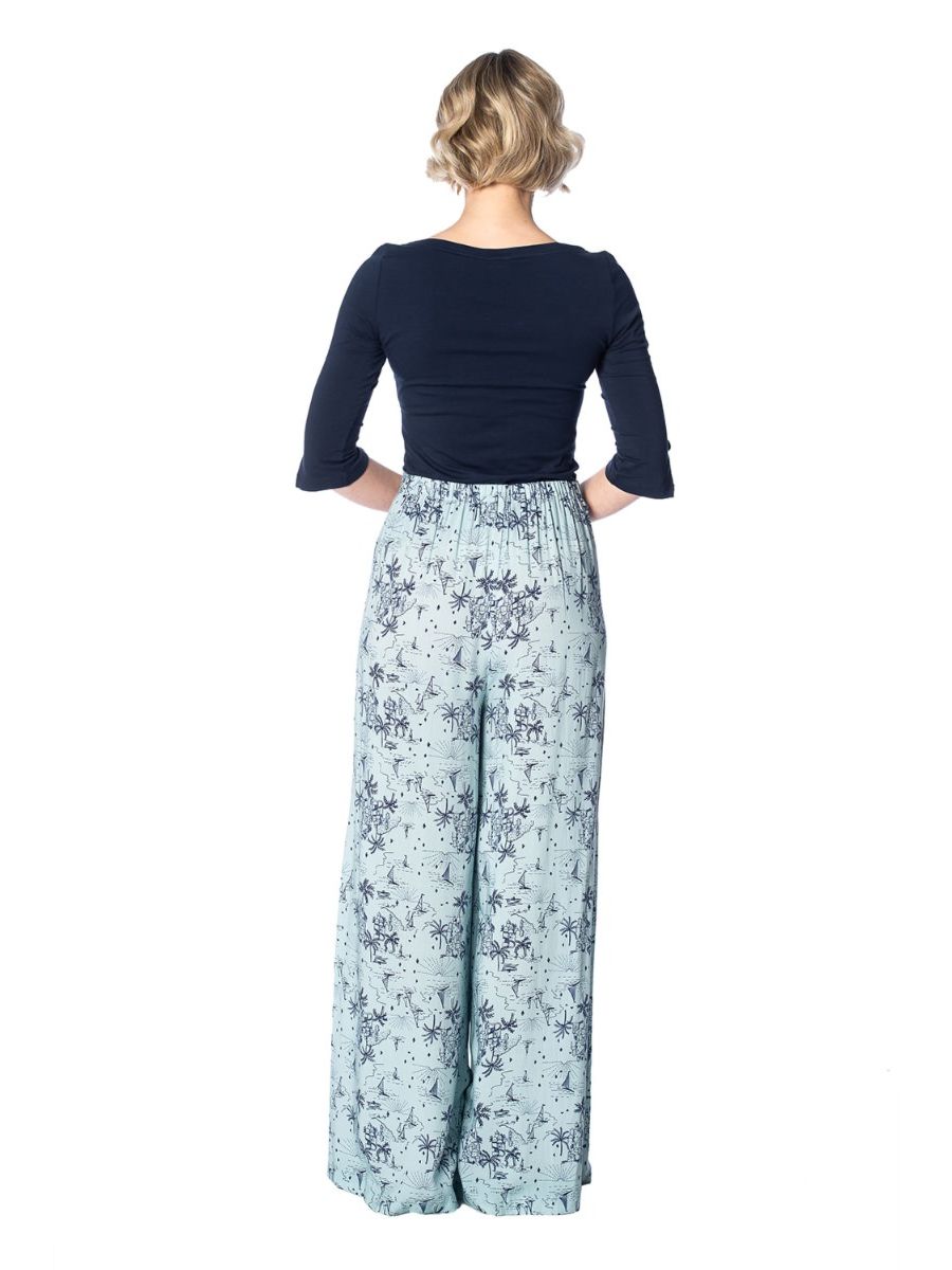 SANTORINI DREAMS PALAZZO PANTS
