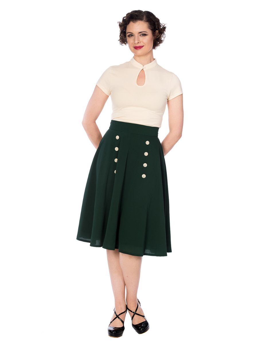 CUTE AS A BUTTON SKIRT