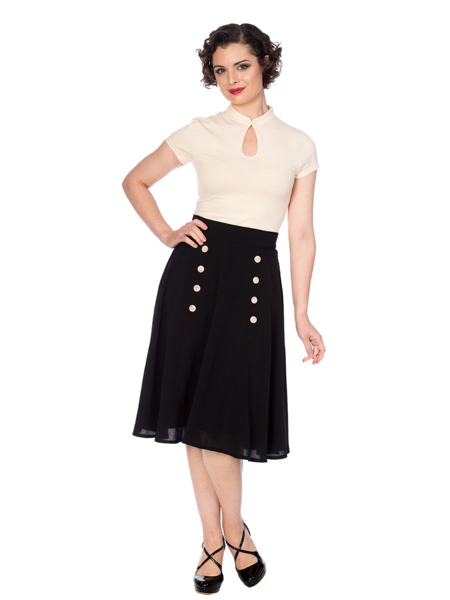 CUTE AS A BUTTON SKIRT