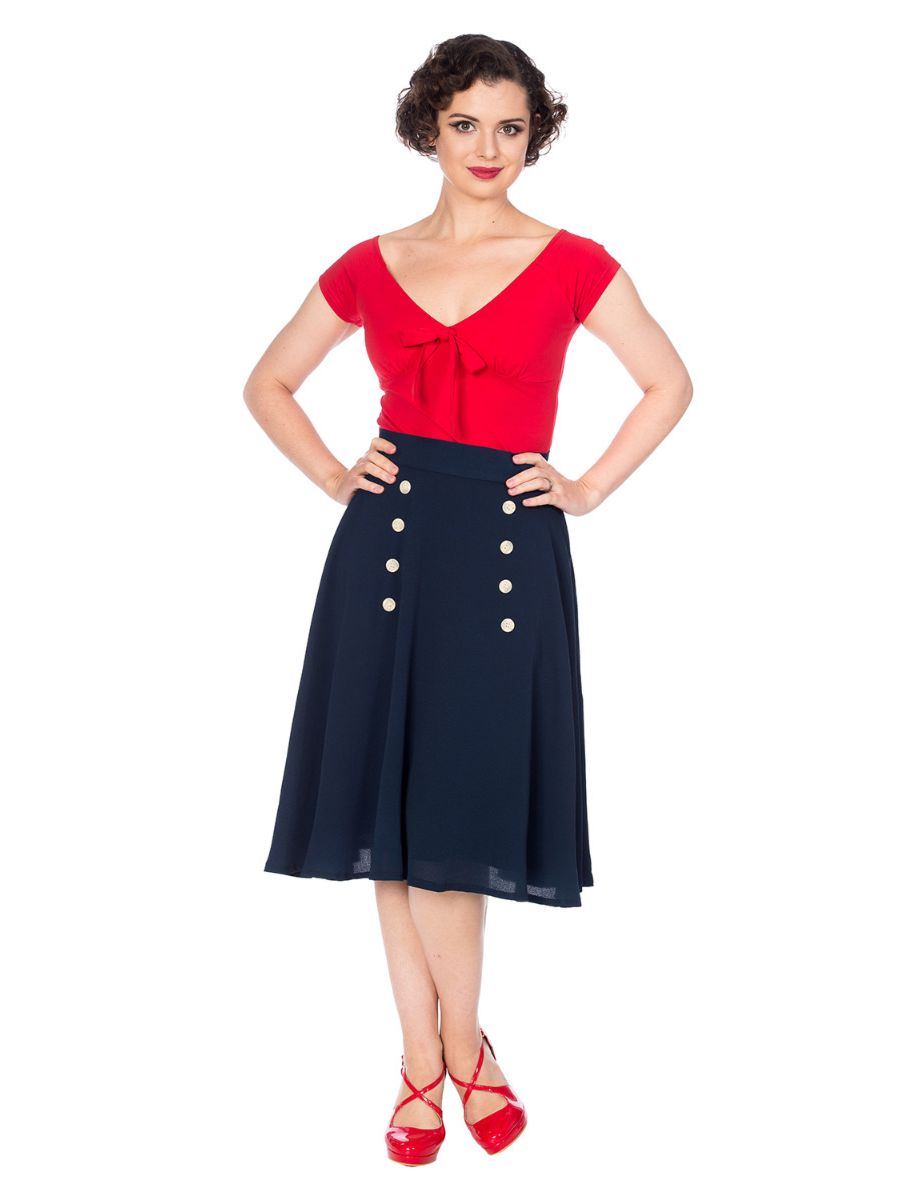 CUTE AS A BUTTON SKIRT