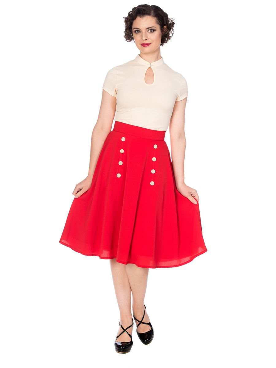 CUTE AS A BUTTON SKIRT