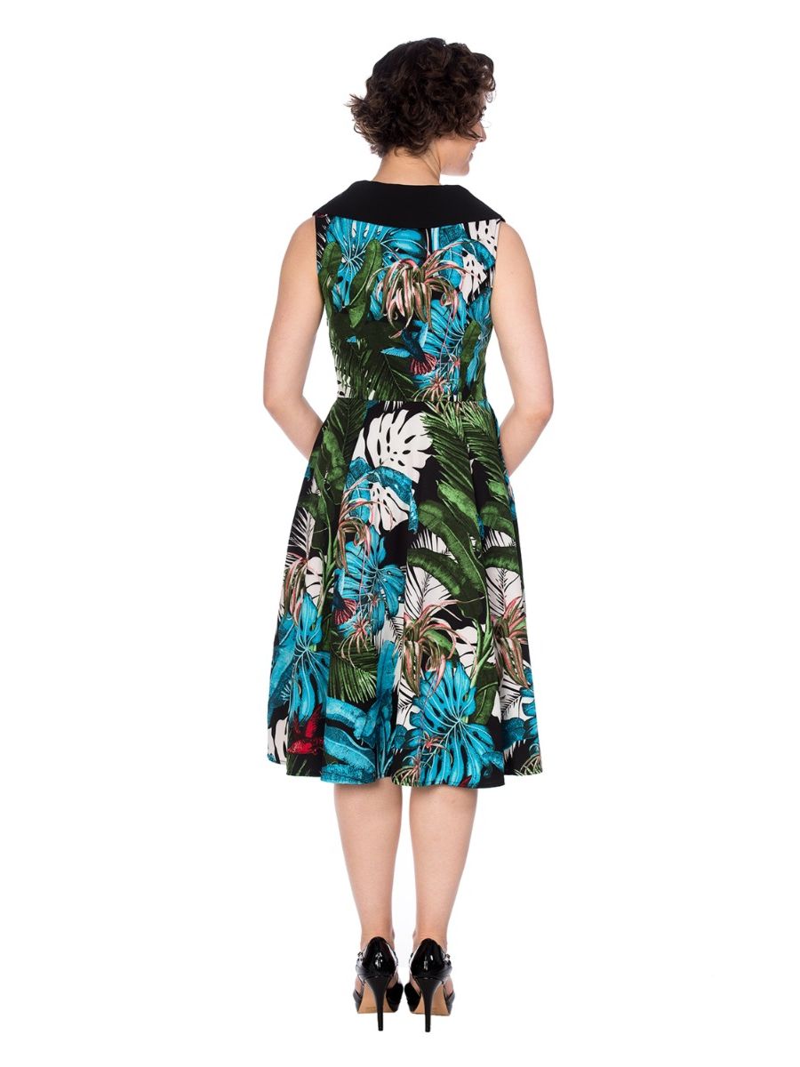 BLUE TROPICS SUNDRESS