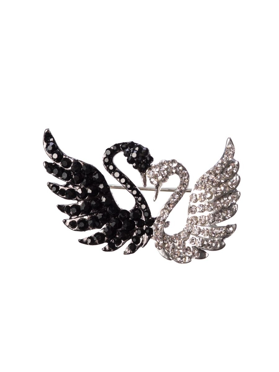 PRISTINE LOVE SWAN BROOCH PIN