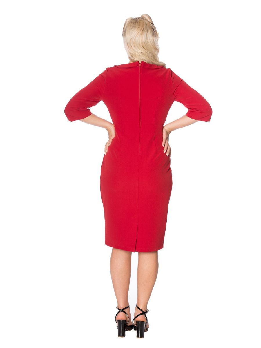 LIPSTICK PENCIL DRESS