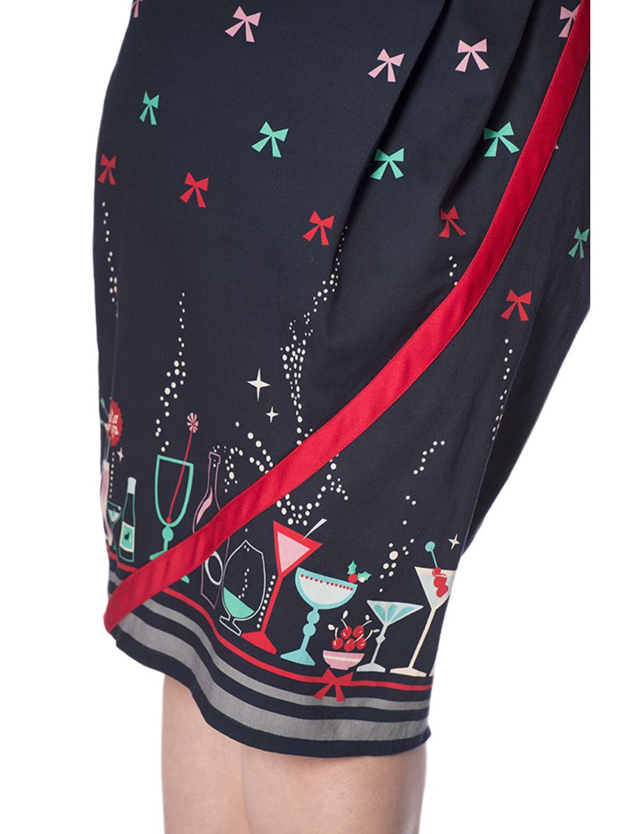 CHRISTMAS COCKTAILS PENCIL DRESS