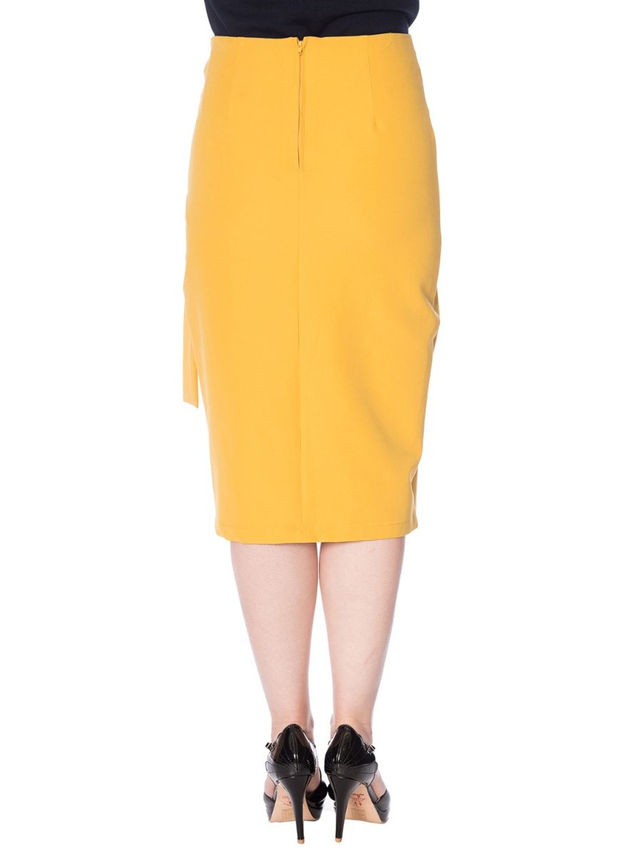 BOW PENCIL SKIRT