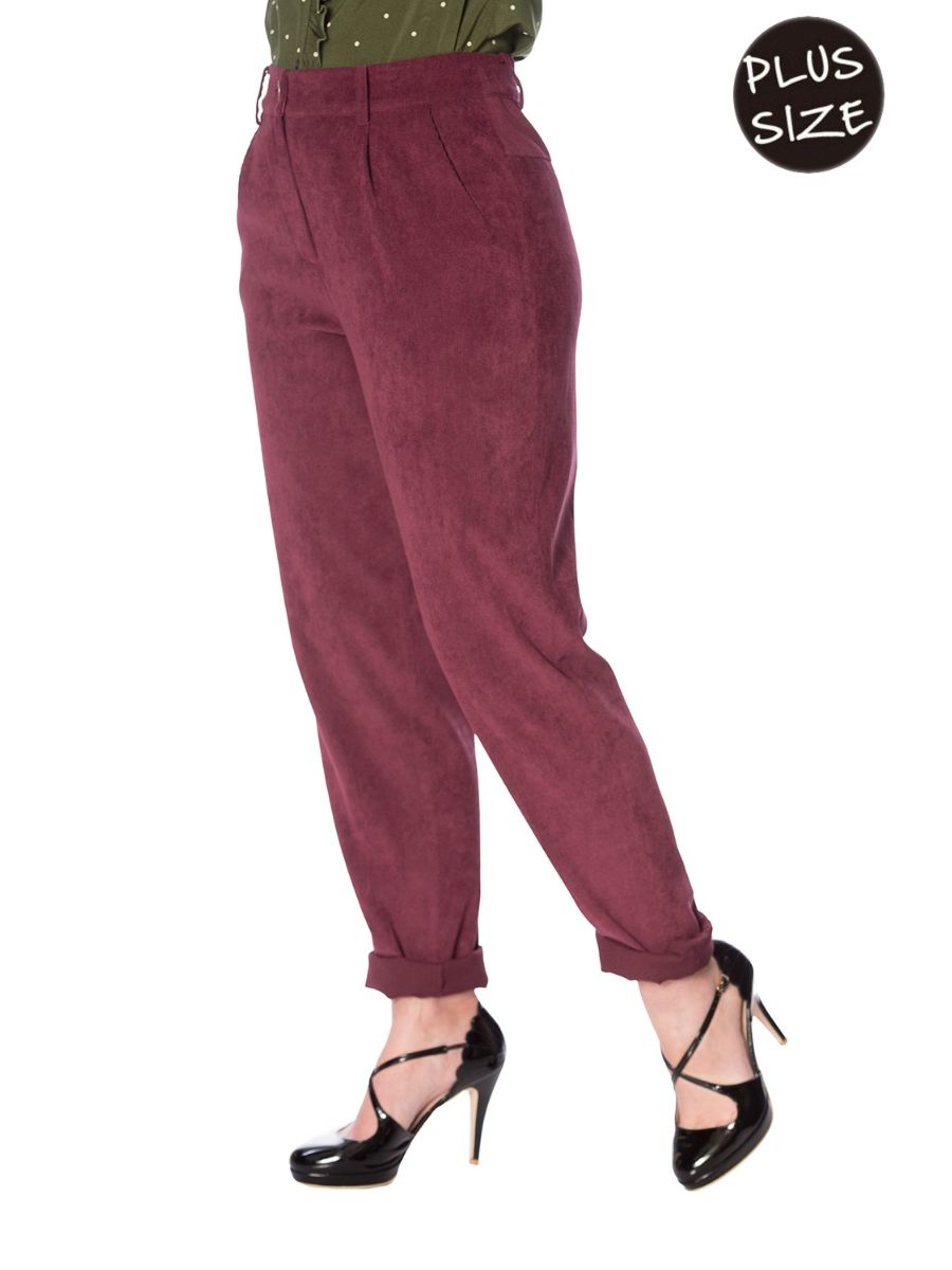 CUTE CORDS CORDUROY MOM JEANS