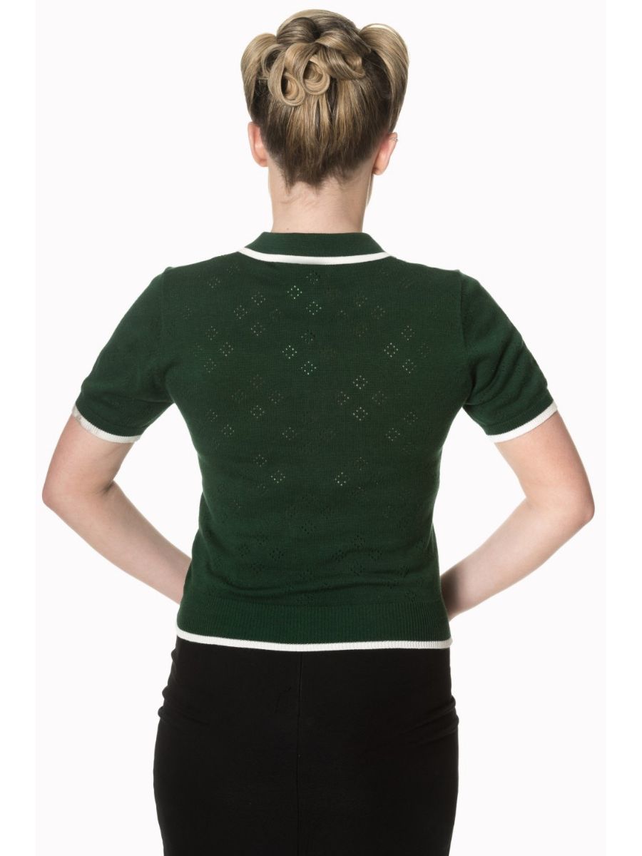 TWIST & SHAKE COLLARED KNIT
