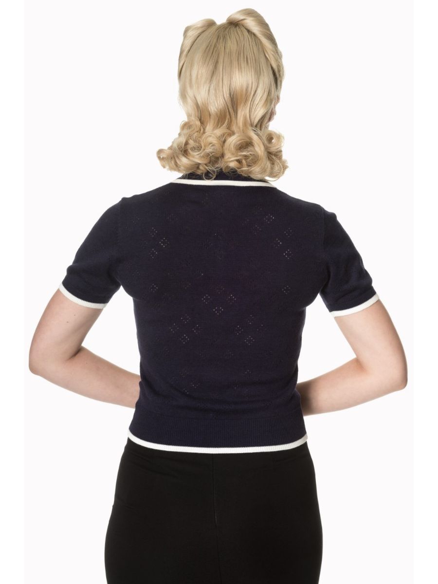 TWIST & SHAKE COLLARED KNIT