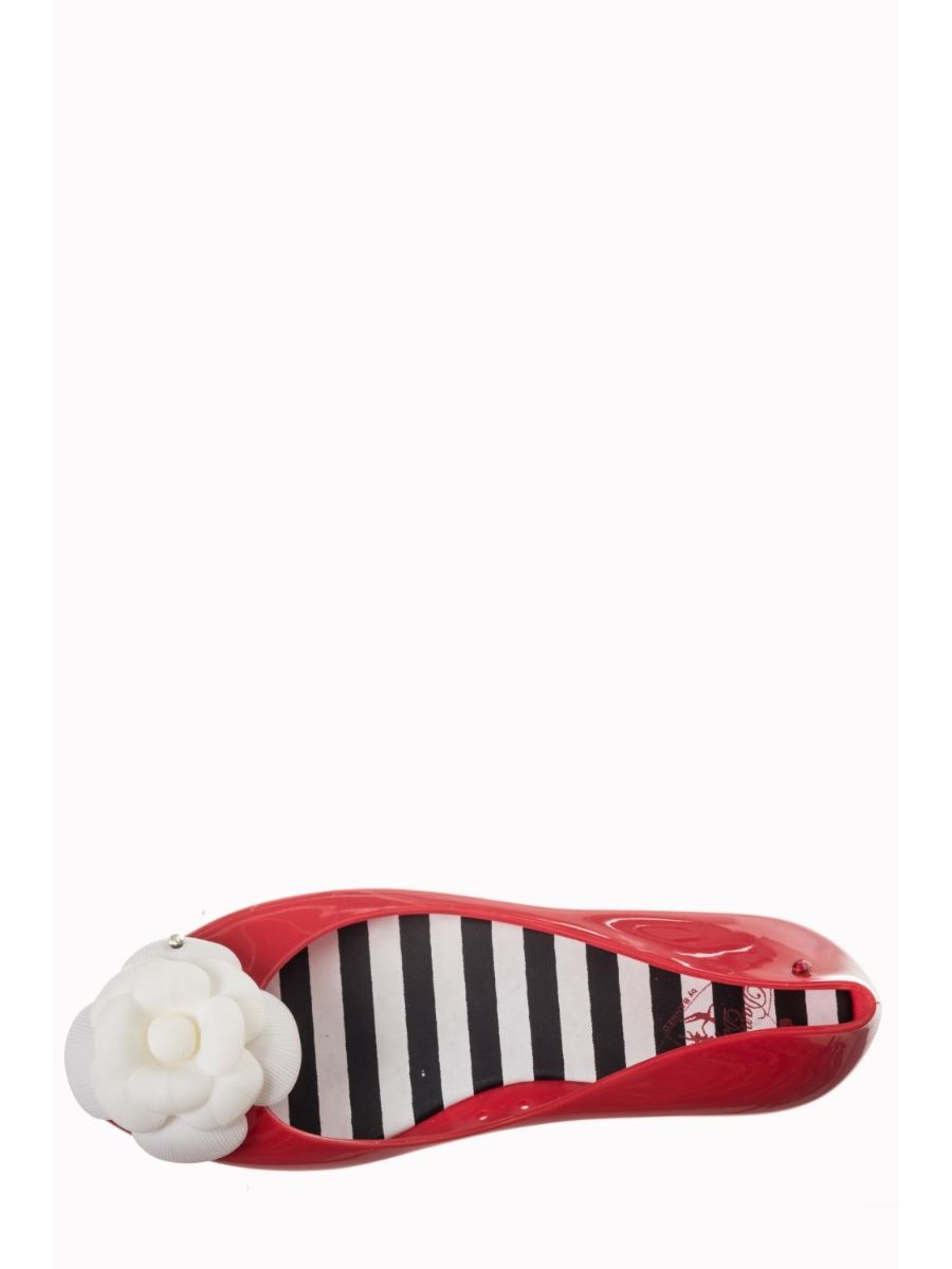 PENNIES FROM HEAVEN FLORAL BALLERINA FLATS
