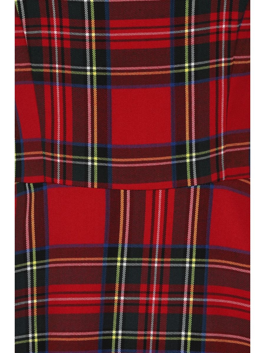 Banned Retro 1950's Tartan Girl Lady Jane Red Plaid Fit & Flare Dress