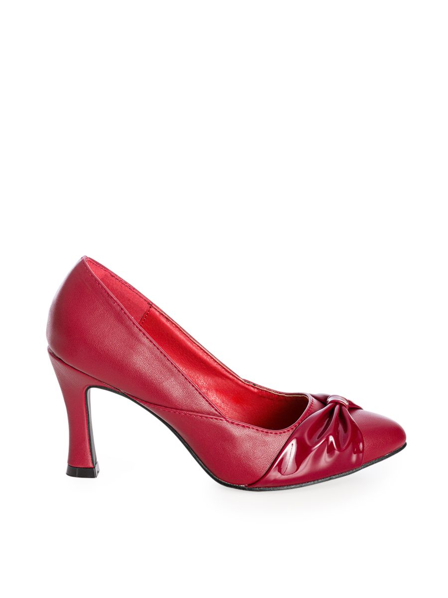 HOLLYWOOD GLAM HEELS-Burgundy