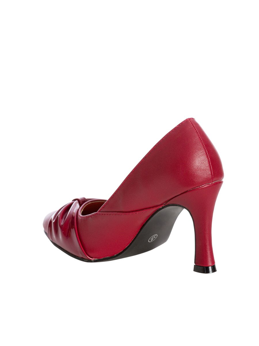 HOLLYWOOD GLAM HEELS-Burgundy