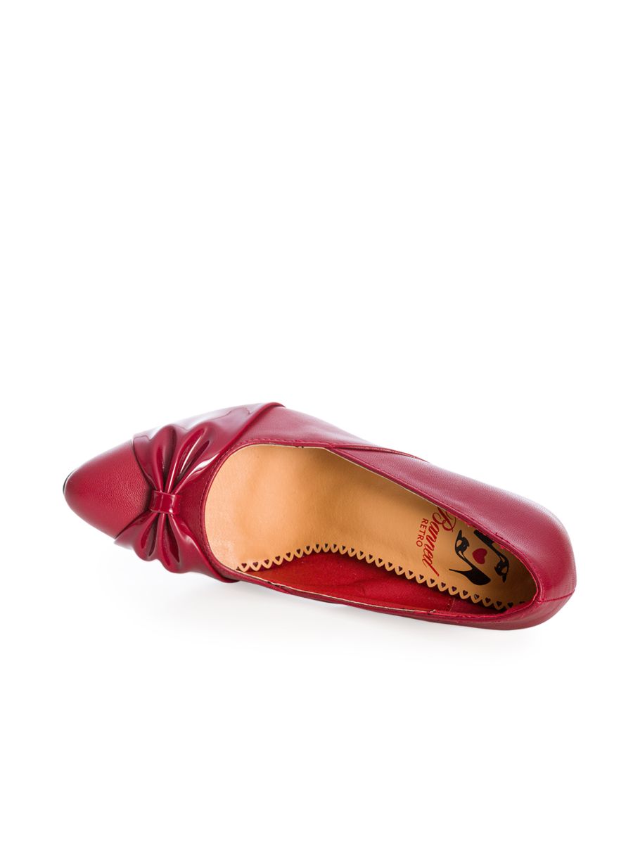 HOLLYWOOD GLAM HEELS-Burgundy