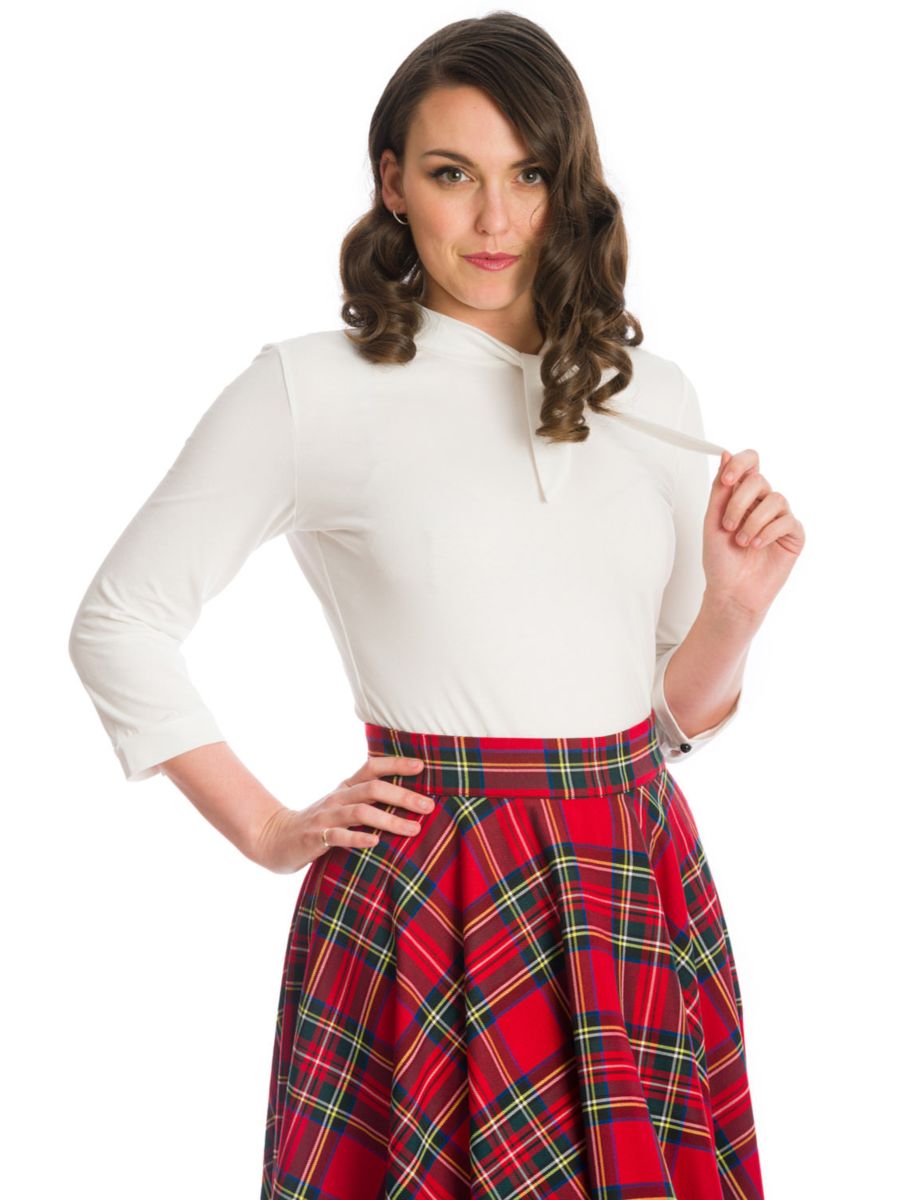 DOLLY GLAM TOP-OffWhite