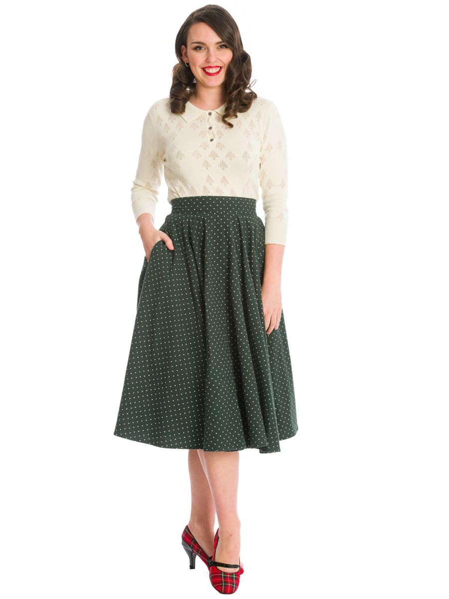 MERRY TREE KNIT TOP-White