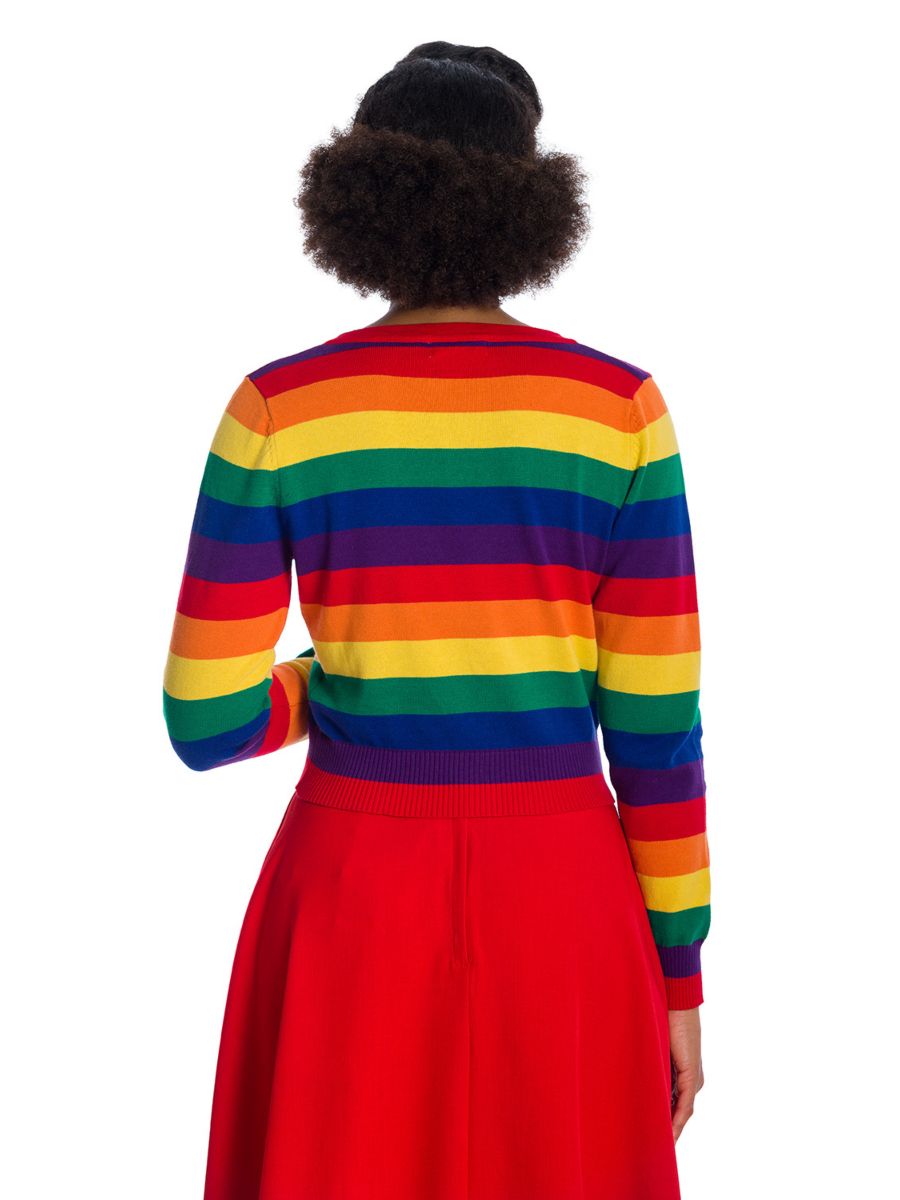 Banned Retro Love Wins Rainbow Cardigan