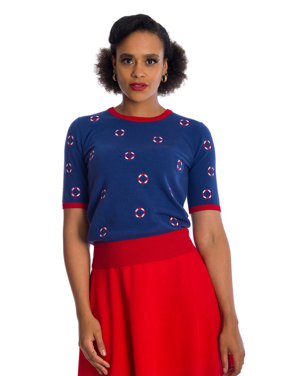 Banned Retro Regatta Boy Ruby Jumper