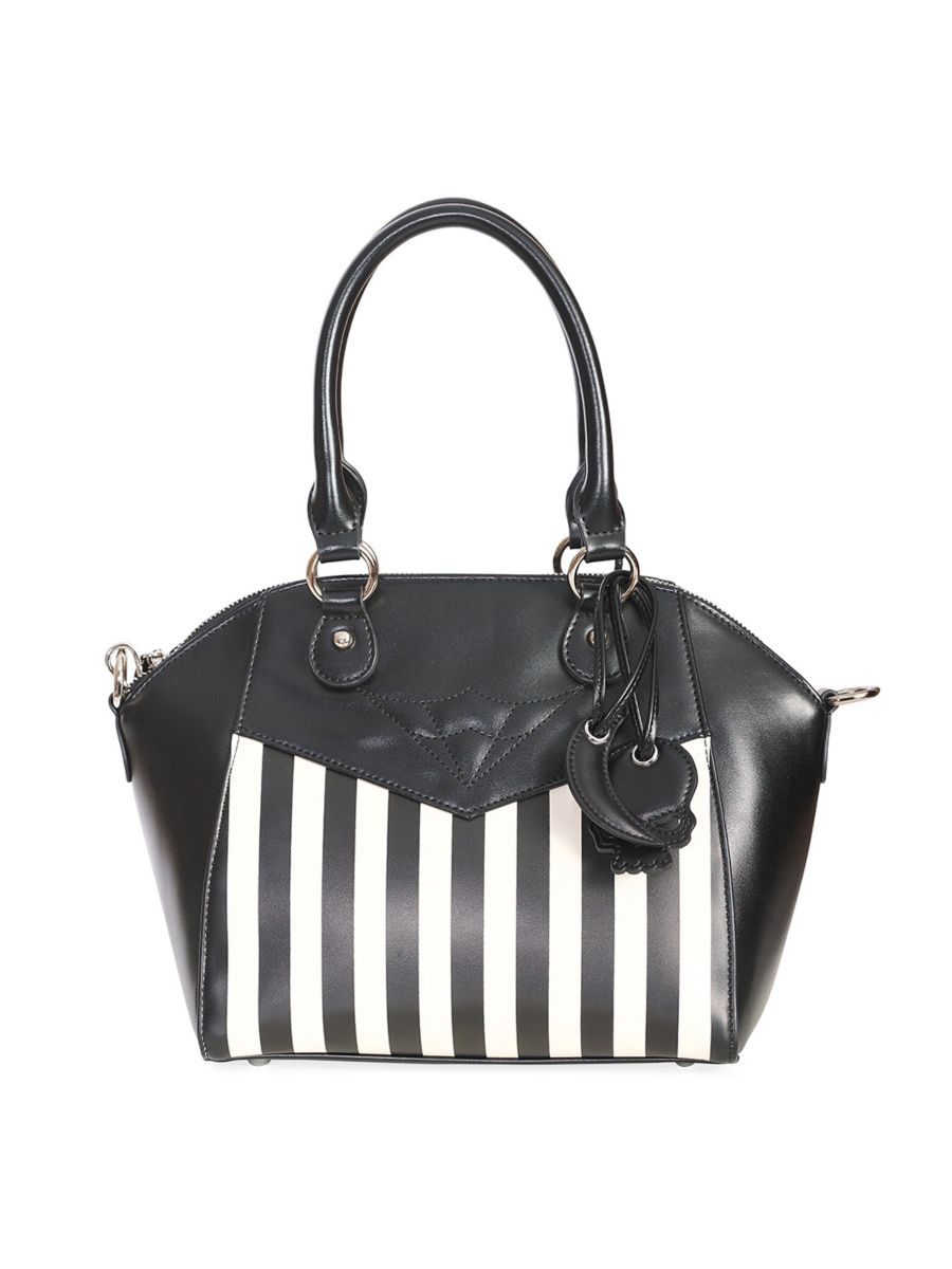 ANOTHER LOST SOUL STRIPED HANDBAG